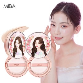 미바 왕쿠션 시즌3 본품 25g2개(캐릭터)+리필 25g2개 Miba King Cushion Season 3 Main Product 25g 2 Pieces (Character) + Refill 25g 2 Pieces