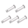 sourcing map Single Hole Clevis Pins - 10mm X 35mm