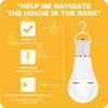 Neporal A19 Rechargeable Light Bulbs, Socket Rechageable Battery Backup for