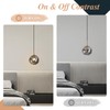 BOKT Mid Century Modern Gold Globe Pendant Lights Kitchen Island