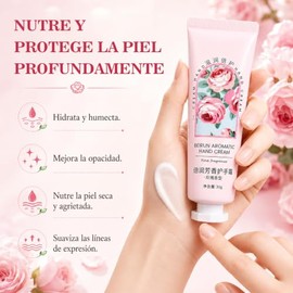 Hand Cream Trabajo,Crema de Manos Hidratante,Crema de manos perfumada, Crema para manos mayoreo,ingredientes de origen vegetal, adecuada para hidratar