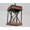 Fivess Lighting Rustic Farmhouse Plug in Pendant Light with 15ft