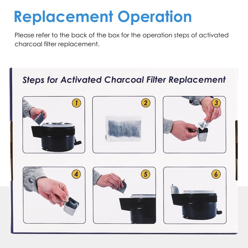 12 Pieces Activated Charcoal Filter 7.7 cm * 5.5 cm