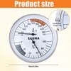 Tinoaly 2 in 1 Sauna Thermometer Hygrometer Fahrenheit Indoor Humidity