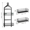 Orimade Adjustable Anti-slip Shower Caddy over Shower Head, Rustproof Bathroom