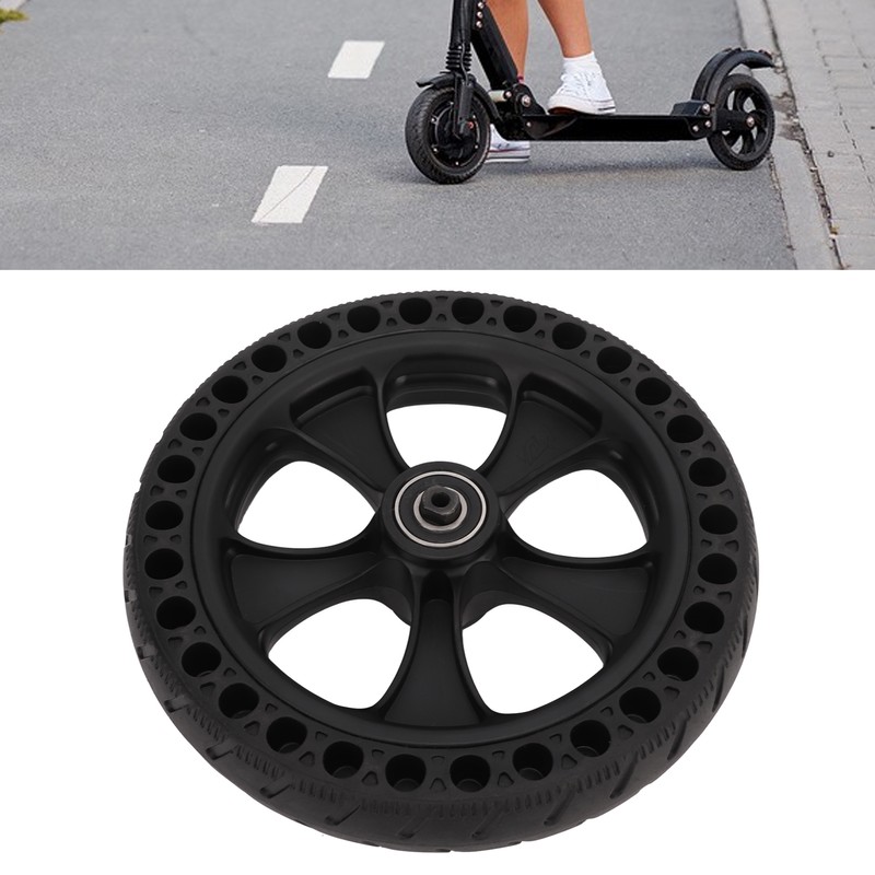 Electric Scooter Solid Rear Wheel Tire Assembly With Wheel Hub
