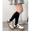 Wigo Hosomi-chan Women's Compression Socks, Antibacterial, Odor Resistant, School Logo,