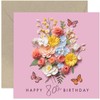 Old English Co. Special 80th Birthday Card for Her -