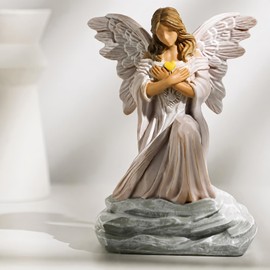 BDJBXK Memorial Angel Figurine Bereavement Gifts for Loss Guardian Angel Statue 6.1 Inch Sympathy Angel Figurine Grief Gifts Women Remembrance Decor Religious Home Decoration