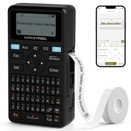 SUPVAN E11 Label Printer, Mini Bluetooth Labeling Device for Home, School, Office, Date, Compatible with iOS & Android Phone