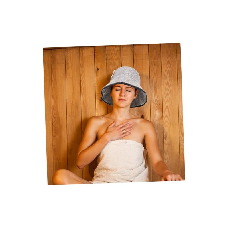 Baluue Gorros Sauna Portátiles Ducha Fieltro Ligeros Absorbentes