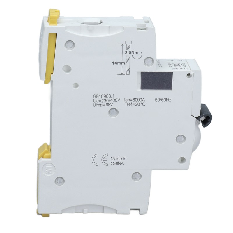 Miniature Circuit Breaker 1P Residual Current Isolator DIN Rail Mount