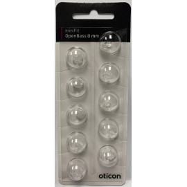 Oticon 1 Pack Oticon miniFit OpenBass 8mm Domes For More Hearing Aids. 10 Domes Total.