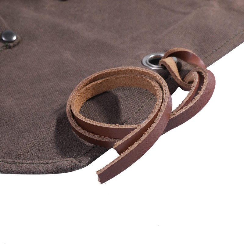 Tool Roll Bag with 10 Slip Pockets, Portable Small Tools