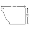 5 inch Quick Screw hidden gutter hanger with clip 25