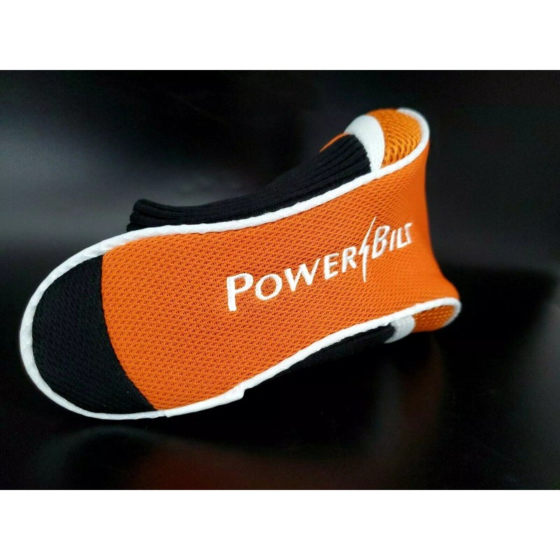 Powerbilt Vintage Power-Bilt Driver Golf Club Head Cover Orange/Black