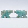 HLbshi Hand Carved Gemstone Crystal Bear Figurine Animal Statue Carving