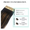 Doores Extensiones Cabello Real 14in Balayage Natural A Castañ 50gr