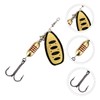 KOMBIUDA Fishing Lure Hooks Aluminium Alloy Replacement Bait for Freshwater
