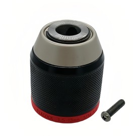 Chuck 766015-4 N454251 Replace for Milwaukee 2608/2504/2606/2701/2607/2702/3404/2503/M18BDD Drill Chuck 1/2-20UNF Mount 1.5-13mm Clamping Capacity