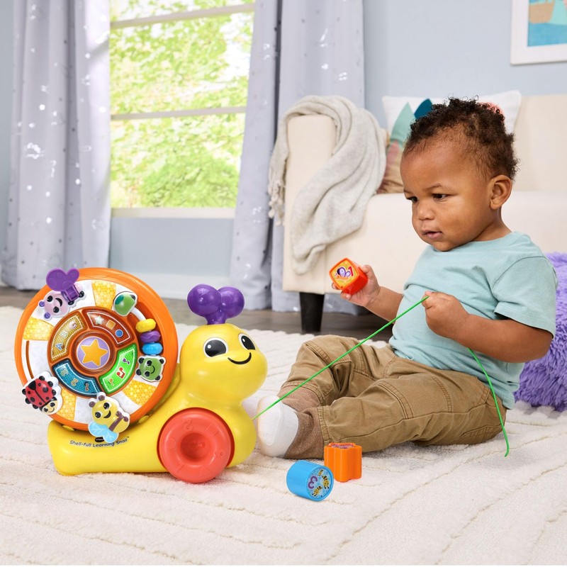VTech Shell-full Learning Snail Pull Toy for Toddlers