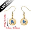 LBSBO - Pendientes de caniche de 1922, regalo de hermandad,