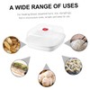 DOITOOL Microwave Steamer 8.27X8.27X4.33In Square Plastic Food Steamer with Ventilated