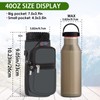 icolor Water Bottle Carrier Bag Holder 25/32/40/64oz,Adjustable Shoulder & Handle