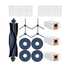 Accessories Kit for Eufy C20 Omni: Replacement Parts Compatible with Eufy C20 Omni Robot Vacuum Cleane, Main Brushes Side Brushes Filters Mop Pads Dust Bags Attachments