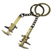 HATOOLHA® 2pcs Mini Tool Keychain, Vernier Caliper Ruler Key Chain