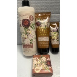 MARIO FISSI SAPONERIE MARIO FISSI LA FLORENTINA WHITE LILY (4PACK),BODY WASH,BODY LOTION