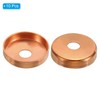 PATIKIL 7/8" Copper End Cap with 1/4" Hole, 5 Pcs