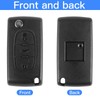 Binnan Car Key Casing, 3-Button Remote Control, Pack of 2