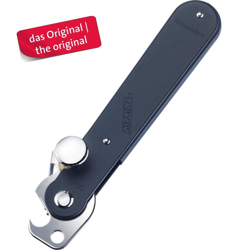 Westmark Hebeldosenöffner, mit Kapselheber, Länge: 14,9 cm, Stahl, Original Sieger,