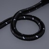 Petio Grande Double Cushion Lead for Large Dogs, Black, 20mm