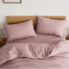 Sanko 15351-0002 Pillow Cover, Antibacterial, 16.9 x 24.8 inches (43 x 63 cm), Pink, Stylish, Solid, Zipper, Pillow, Single Item, Year-Round Size, Standard