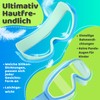 Vvinca Kinder-Schwimmbrille mit Comfort-Stoffband Weitwinkel Anti-Beschlag/UV Schutz Wasserdichte Schwimmbrille für