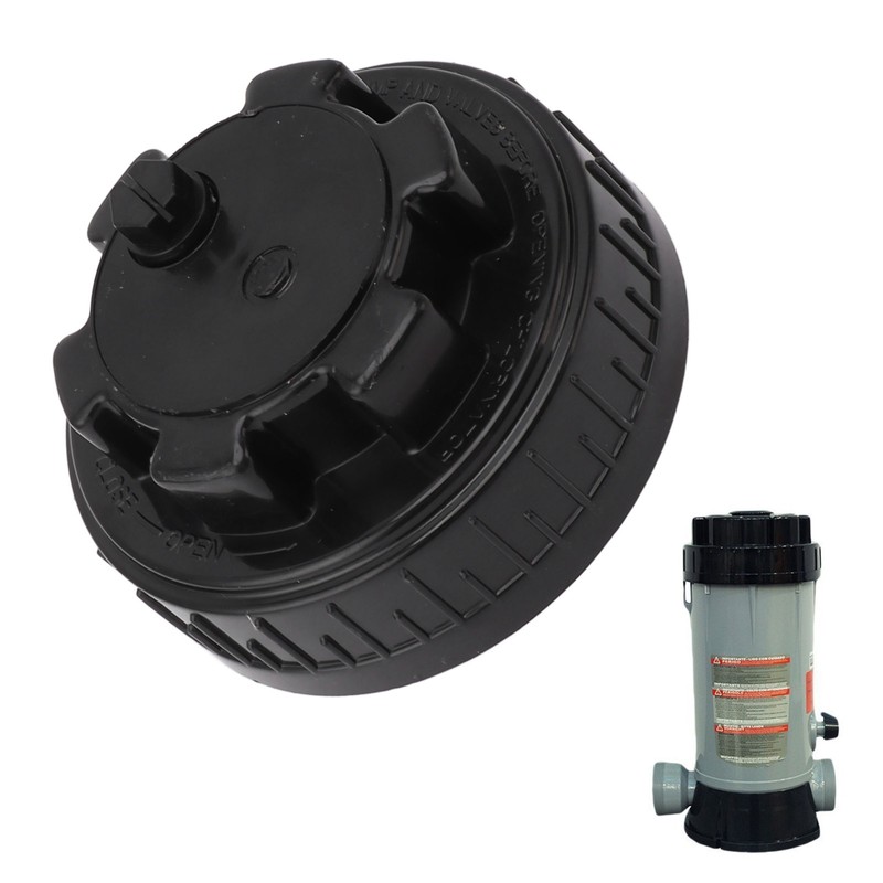 Chlorinator Cover Replacement Plastic Lid Easy Installation Tight Sealing Chlorinator
