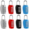 Hedume 8 Pack Combination Lock 4 Digit Padlock for School