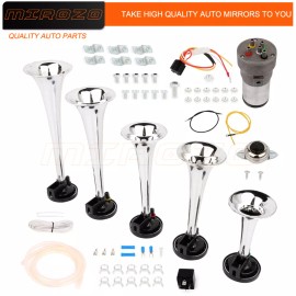 Dixie Musical 5 Plastic Trumpet Air Horn Dukes of Hazzard General Lee Kit