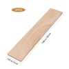 EXCEART 12pcs Rectangle Wooden Boards 7.86x1.57x0.12 inch Unfinished Wood Plaques
