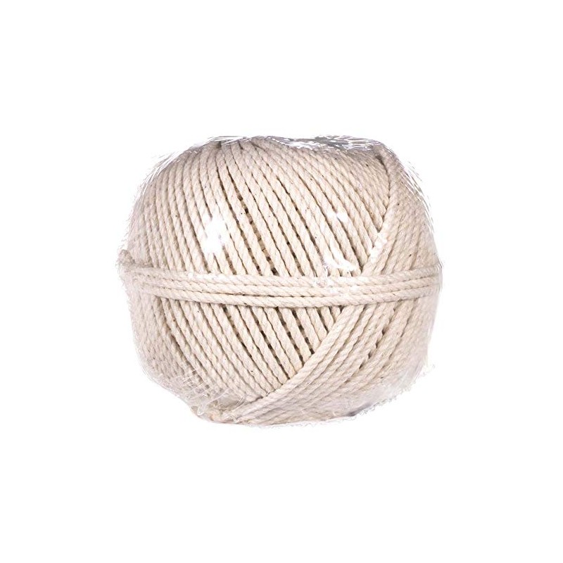 3 Strand Cable Cotton Twine (2 MM x 200 Feet)