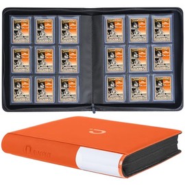 D DACCKIT Carpeta de carga superior, capacidad para 288 tarjetas, carpeta de carga superior de 9 bolsillos para soportes rígidos de 3 x 4 pulgadas, pa