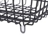 Freezer Basket Stackable Open Front Wire Storage Bin with Foldable