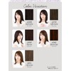 wig lily medium heat resistant natural black hair medium fashion