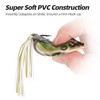 Probite Soft Frog Lures, Topwater Swimbaits for Bass Fishing, Realistic
