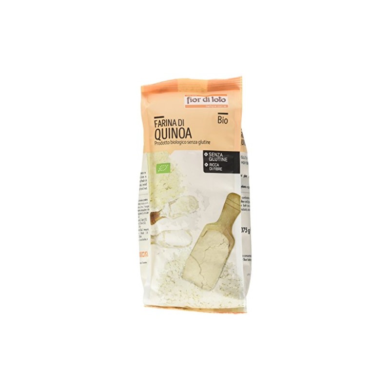 Fior di Loto Farina di Quinoa senza Glutine, 375g