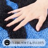 ELDONE Happy Face Alfombrilla de baño azul