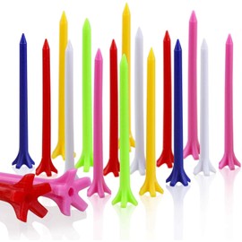 KOFULL Kunststoff-Golf-Tees, Zero Friction Tour, Golf-Tees, Größe 70 mm, 100 Stück