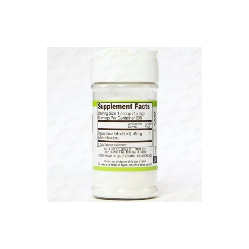 Trader Joe's FRESHEST Trader Joe's Pure Organic Stevia Extract Powder